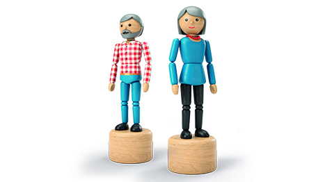 Deux personnages de sichergehen.ch